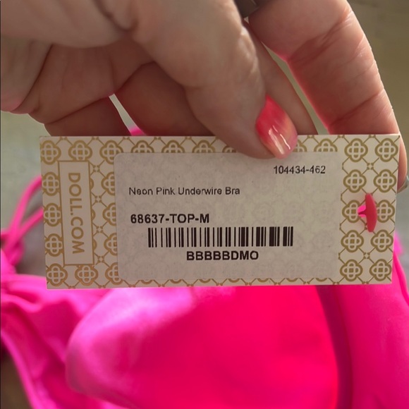 Doll Neon Pink Bikini Set - Picture 5 of 10